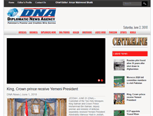 Tablet Screenshot of dnanews.com.pk